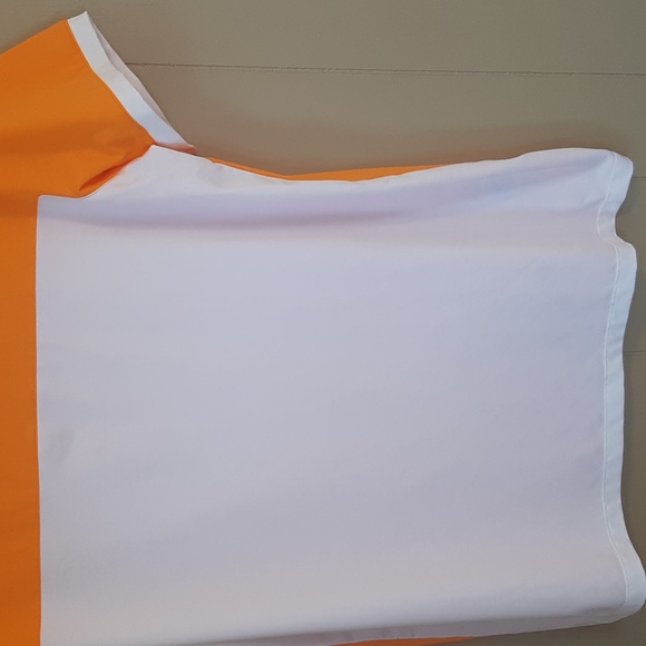 Nike Golf Men's Polo Shirt Size XL Orange And White - Picture 6 of 12